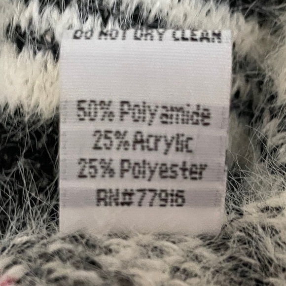 Anthropologie Akemi + Kin Olivia Western Aztec Poncho Cardigan One Size Comfy - Picture 9 of 9